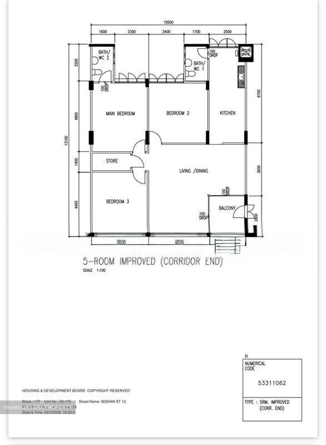 Blk 177 Bishan Street 13 (Bishan), HDB 5 Rooms #593561261